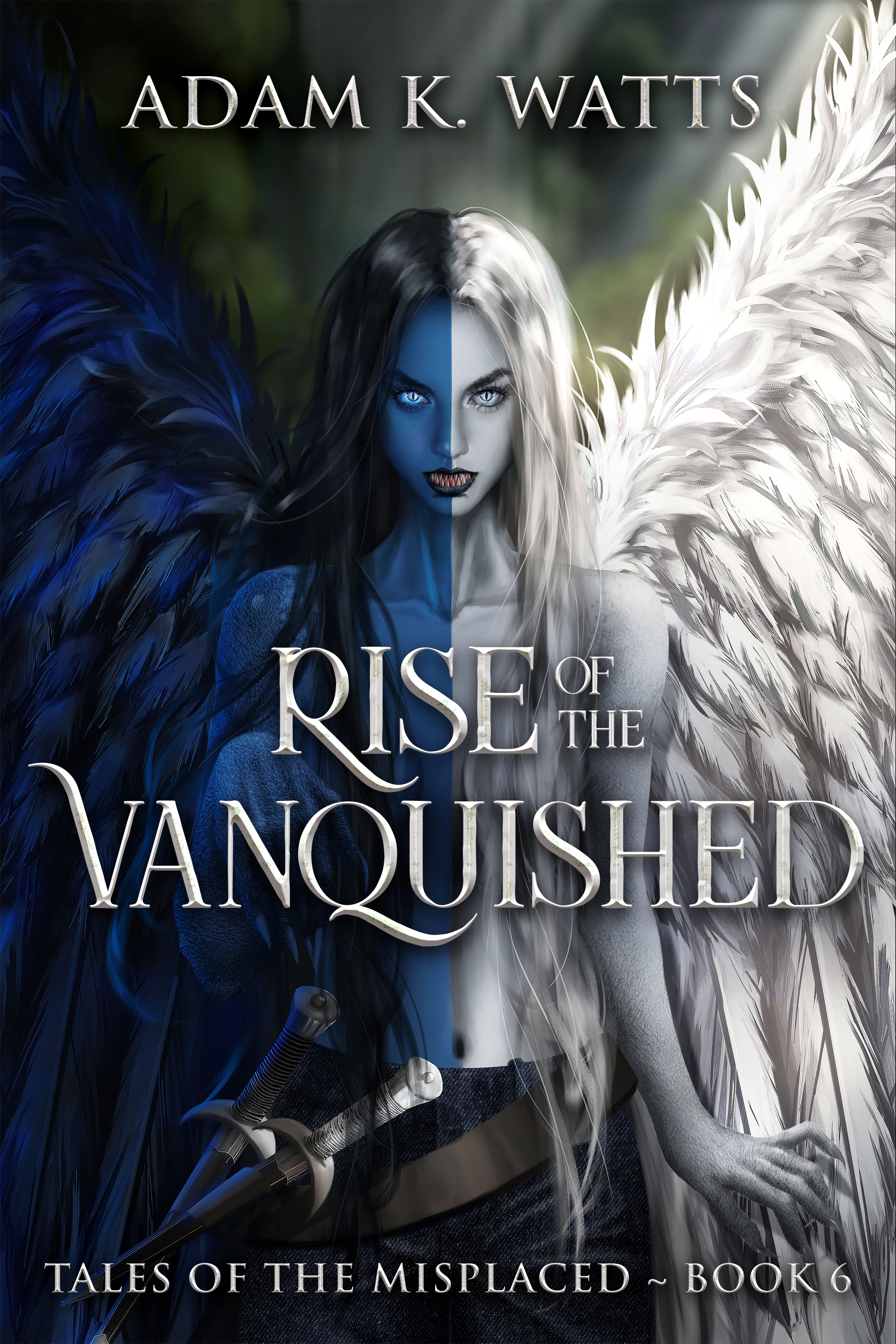 Book cover for Rise of the Vanquished: Book 6 of Tales of the Misplaced by Adam K. Watts